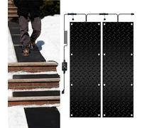 Tapis de fonte de neige pour escaliers, tapis d'extérieur chauffants pour allées, tapis chauffants électriques en caoutchouc antidérapant, tapis de fonte de la neige pour escaliers, marches, allées
