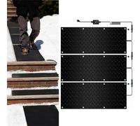 Tapis de fonte de neige pour escaliers, tapis d'extérieur chauffants pour allées, tapis chauffants électriques en caoutchouc antidérapant, tapis de fonte de la neige pour escaliers, marches, allées