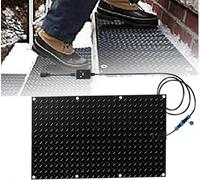 Tapis de fonte de neige pour escaliers, tapis d'extérieur chauffants pour allées, tapis chauffants électriques en caoutchouc antidérapant, tapis de fonte de la neige pour escaliers, marches, allées