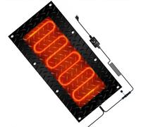 Tapis de fonte de neige pour escaliers, tapis d'extérieur chauffants pour allées, tapis chauffants électriques en caoutchouc antidérapant, tapis de fonte de la neige pour escaliers, marches, allées