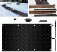 Tapis de fonte de neige pour escaliers, tapis d'extérieur chauffants pour allées, tapis chauffants électriques en caoutchouc antidérapant, tapis de fonte de la neige pour escaliers, marches, allées