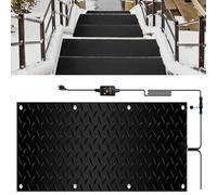 Tapis de fonte de neige pour escaliers, tapis d'extérieur chauffants pour allées, tapis chauffants électriques en caoutchouc antidérapant, tapis de fonte de la neige pour escaliers, marches, allées