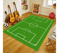 Tapis de Football et Basketball pour Garçons - Lavable, Anti-dérapant Décoration de Sol pour Chambre et Salon Tapis de Jeu d’Intérieur pour Adolescents (Style 4,120x160cm)