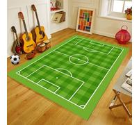 Tapis de Football et Basketball pour Garçons - Lavable, Anti-dérapant Décoration de Sol pour Chambre et Salon Tapis de Jeu d’Intérieur pour Adolescents (Style 5,120x160cm)