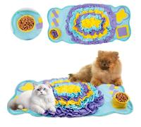 Tapis de Fouille Chien 73x33cm Couverture Pliable, Tapis de Recherche pour Chien, tapis Éducateurs pour Chiens, Dogs Snuffle Mat Puzzle Toys Jouets Interactifs pour Animaux de Compagnie Rectangulaire