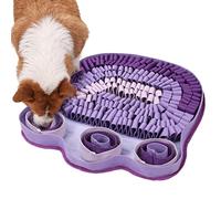Tapis de Fouille pour Chiots, 48x48 cm Jouet d'Enrichissement Stimulant Les Instincts Naturels de Recherche de Nourriture, Tapis de Reniflement Nourrissage Lent Stimulant, Utilisation en Extérieur Ma