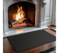 Tapis de foyer pour cheminées, résistant au feu, tapis de cheminée ignifuge pour poêle à bois