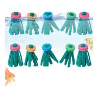 Tapis de Frai pour Poissons | Ardoise de Reproduction Sûre pour Poissons,Outil de Nettoyage Flottant Réutilisable avec Anneau en Mousse pour Escargots Tortues Arc en Amphibiens et Aquarium