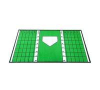 Tapis de frappe Baseball | Avec Guide D'alignement Équipement Pour Pratique Sportive | Tapis D'entraînement Baseball,Pour Hommes Débutants Professionnels Père Mère Lui Elle