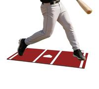 Tapis de Frappe Baseball,d'Entraînement Antidérapante Softball Gazon Synthétique | 135x30x0,4 cm Tapis de Baseball pour Frappe | Pour Swing, Lancer, Exercices Maison Extérieur Jardin Gymnase Sport