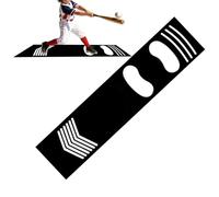 Tapis De Frappe De Baseball - Antidérapante Durable, Aide À L'entraînement De Softball Portable, Tapis D'alignement De Intérieur Et Extérieur | pour Les Entraîneurs Débutants des Équip
