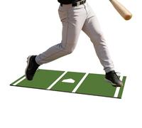 Tapis de frappe de baseball,Softball Gazon antidérapant pour entraînement au swing - 134,6x30x0,48 cm | Pour Swing, Lancer, Exercices Maison Extérieur Jardin Gymnase Sport