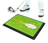 Tapis de frappe de golf - Aide à l'entraînement de swing - Surface de frappe - Structure d'herbe réaliste - Retour uniforme - Outil de développement de performance pour débutants et experts