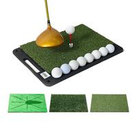 Tapis De Frappe De Golf,D'Entraînement en Gazon,Gazon Synthetique Golf avec Dos Caoutchouc Drainant - pour Analyse de Trajectoire et Pratique Maison Jardin Intérieur Extérieur