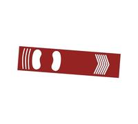 Tapis de Frappe for Le Baseball et Le Softball, for pratiquer la Posture de Frappe et corriger la Posture Debout, léger, 4,4 x 1 pi pour Le Baseball, Le Softball(Red)