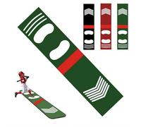 Tapis de frappe pour entraînement, tapis coulissant de baseball, antidérapant et absorbant les chocs en polyuréthane avec guide d'empreintes de pied pour la pratique, aide à l'entraînement de frappe