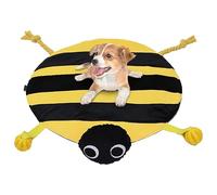 Tapis de friandises pour animal de compagnie, tapis d'alimentation coloré pour lapin, 47 cm, tapis créatif à renifler avec corde de traction et balle de fuite de nourriture pour animaux de compagnie