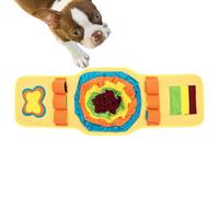Tapis de friandises pour chien, tapis renifleur pour chien - Coussinet à renifler pour nez de style montre | Coussin anti-dérapant pour renifler le nez, tapis de puzzle alimentaire résistant aux morsu