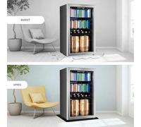 Tapis de Frigo Mini en Silicone,Protège-Sol pour Réfrigérateur 60x60x1.5cm | Protection Antifuite pour Sèche-Linge, Cave à Vin, Cuisine, Buanderie, Chambre, Salle de Bain, Lieu de Travail,