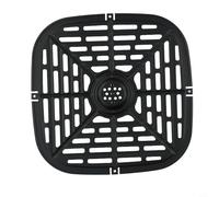 Tapis de friteuse de rechange pour friteuse sans air et séparateur de cuisson avec perforé pour une cuisson uniforme compatible avec 3 friteuses à air de 5 L à 4 5 L (20,5 cm)