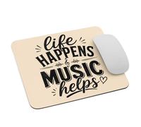 Tapis de Gaming La Vie est Faite d'imprévus la Musique Aide Tapis de