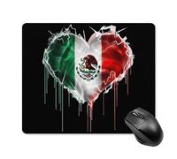 Tapis De Gaming l'amour du Mexique Coule À Flot Bords Cousus Tapis Souris Lavable Souris De Gaming pour Jeux Professionnels Ordinateur 25X30Cm