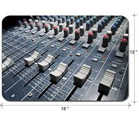 Tapis De Gaming, Mixeur De Son en Contre-Plongée avec Faible Profondeur De Champ, Utile pour Diverses Musiques Tapis De Souris Stable Souris De Gaming Moderne Tapis Souris 25X30Cm