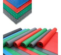 Tapis de Garage/Atelier en PVC, Tapis de Protection et de Protection de Sol Ultra-résistant for Garage, entrepôt, Salle de Sport, remorque, Tapis de Sol en Caoutchouc(Blue,1.2x5m/3.9x16.4ft)