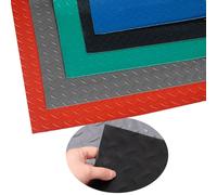 Tapis De Garage en PVC Épais (2,5 Mm), Imperméable Et Antidérapant, Résistant Aux Chocs, Idéal for Garages, Entrepôts, Salles De Sport Et Bateaux.(Grey,1x2m/3.2x6.5ft)