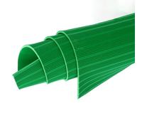 Tapis de Garage Tapis en Caoutchouc Souple et Isolant, Tapis de Sol de Sécurité Électrique pour Locaux Électriques, Rouleaux de Tapis en Caoutchouc Non Conducteur(Green,5mx1mx5mm(16'x3'x3/16"))