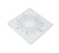 Tapis de gâteau élégant en dentelle sur le thème de Noël Accessoire de pâtisserie en silicone Texture en silicone pour décorations de gâteaux