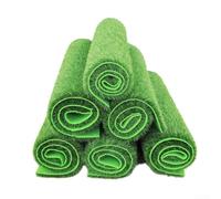 Tapis de gazon artificiel, gazon synthétique pour jardin, tapis en mousse réaliste, gazon synthétique pour intérieur et extérieur, fournitures d'aménagement paysager, gazon d'apprentissage de la