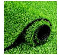 Tapis de gazon artificiel pour une utilisation en extérieur - Hauteur des poils : 2,3 cm - Gazon synthétique portable - 0,9 x 1,5 m - Faible entretien - Pour jardin, terrasse et aires de jeux