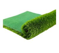 Tapis de gazon artificiel réaliste de 1 x 10 m - 3 cm de hauteur pour extérieur, jardin, balcon, toit, isolation parfaite pour les mariages et l'aménagement paysager, tapis de gazon vert durable