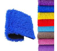 Tapis De Gazon Artificiel Réaliste De 3 Cm D'épaisseur Longueur Personnalisable for Une Utilisation Intérieure Et Extérieure Balcon, Jardin, Cour Arrière Adapté Aux Animaux(Blue,47x47IN)