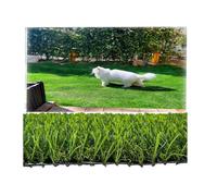 Tapis de Gazon Artificiel synthétique de qualité supérieure, avec Trous de Drainage,Pelouse résistante for terrasse, Balcon, Jardin et Aire de Jeux for Chiens(1x8m/3x26ft)