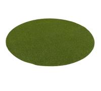 Snapstyle Wembley - Tapis Type Luxe Gazon Artificiel Rond - pour Jardin, Terrasse, Balcon - Vert 3 Tailles Disponibles