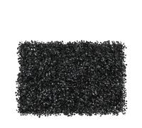 Tapis de gazon Milan artificiel 40x60cm, 1 pièce, décoration de pelouse, Simulation de plantes en plastique, mur de fond de mariage, hôtel, maison(Black)