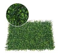 Tapis de gazon Milan artificiel 40x60cm, 1 pièce, décoration de pelouse, Simulation de plantes en plastique, mur de fond de mariage, hôtel, maison(Green4)