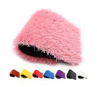 Tapis de Gazon synthétique Haut de Gamme - Gazon synthétique réaliste avec Drainage et Envers en Caoutchouc pour Cours, terrains, Parcours de Golf, Parcs - Anti-Peluche, Rose, 79 x 300 cm