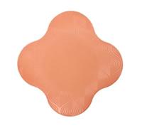 Tapis de Genoux de Yoga en Pu Orange Antidérapant pour Sport