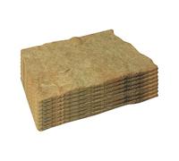 Tapis de germination,8 Tapis en Jute pour Plateau de ,Natte de croissance bio 25x50cm - pour débutants en hydroponie, de blé, pousses de pois, jardin domestique, balcon, cour,