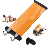 Tapis De Glisse For Le Sport, Plaque De Glisse For Le Patinage En Salle, Le Yoga, La Planche Abdominale, Surface Antidérapante, For L'équilibre, La Coordination Et L'(Yellow,140cm)