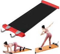 Tapis De Glisse For Le Sport, Plaque De Glisse For Le Patinage En Salle, Le Yoga, La Planche Abdominale, Surface Antidérapante, For L'équilibre, La Coordination Et L'(Black,200cm)