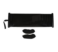 Tapis de glisse pour le yoga et la remise en forme avec butées, tapis de glisse sportif sans fil et silencieux pour la sculpture du corps, tapis d’entraînement à l’équilibre épais (Noir)