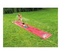 Tapis de glisse ROUGE 500x90cm jeu d'eau glissade toboggan aquatique pour enfant