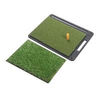 Tapis de golf - Aide au putting épais remplaçable | Tapis de golf pour exercices d'intérieur et de coups de poing, pour l'extérieur arrière-cour Gamme de conduite verte Jeu pour hommes, père, golfeur