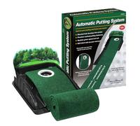 Tapis de golf avec retour automatique de balle - Vert avec piste de retour automatique de balle pour les amoureux, les golfeurs experts, les amateurs