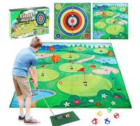 Tapis De Golf d'exercice,Équipement De Sport Et d'exercice - Tapis D'entraînement Double Face,pour Les Débutants Maison Intérieur Extérieur Jardin Bureau Garage Cour