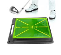 Tapis de Golf Entraînement Extérieur,Équipement de Détection de Trajectoire pour Chip - Tapis de Swing Golf avec Plateau à Balle Intégré - pour Practice Interieur Exterieur Maison Garage Jardin